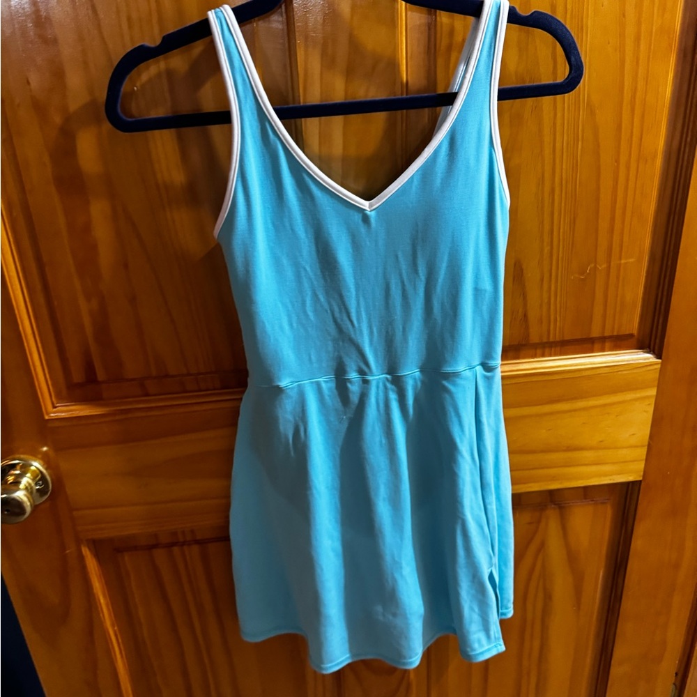 Aerie Offline Blue Mini Athletic Dress